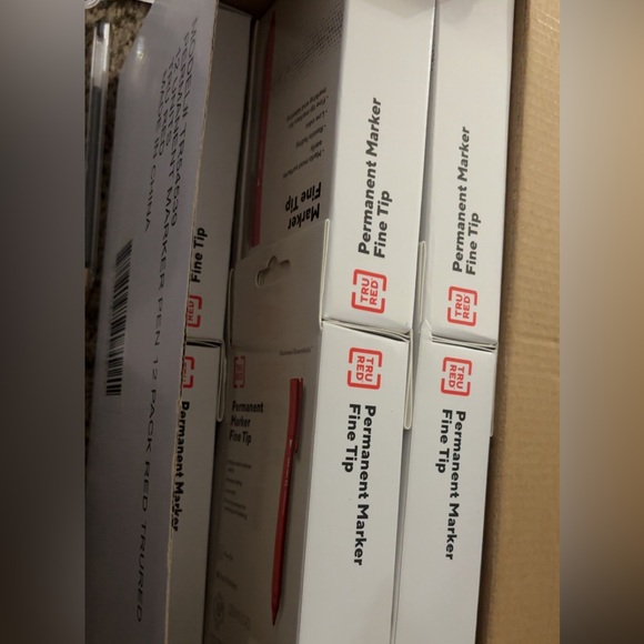 COPY - TRU RED™ Retractable Quick Dry Gel Pens, Medium Point, 0.7mm, Red, Dozen… - Picture 5 of 5